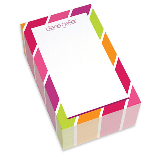 Bright Stripes Chunky Notepads